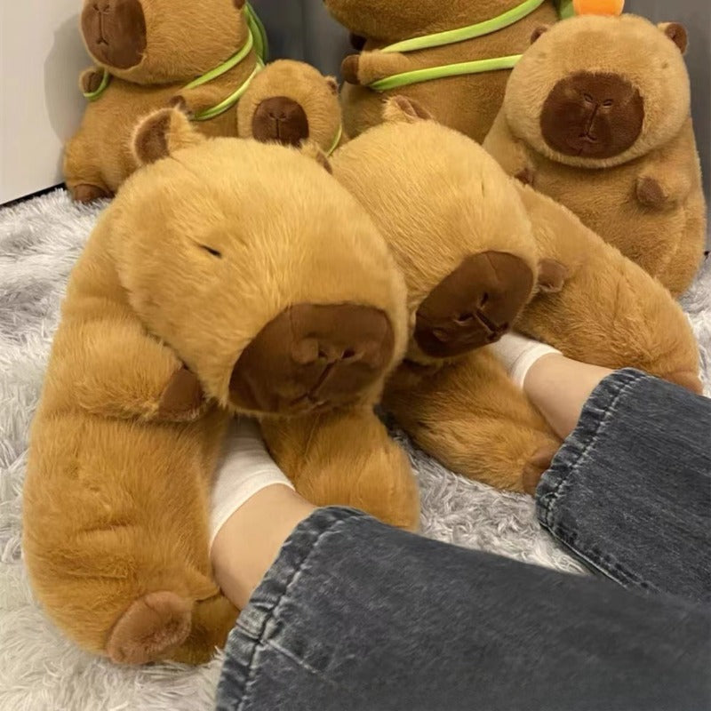 Wholesale Cartoon Teddy Bear Plush Warm Cotton Shoes